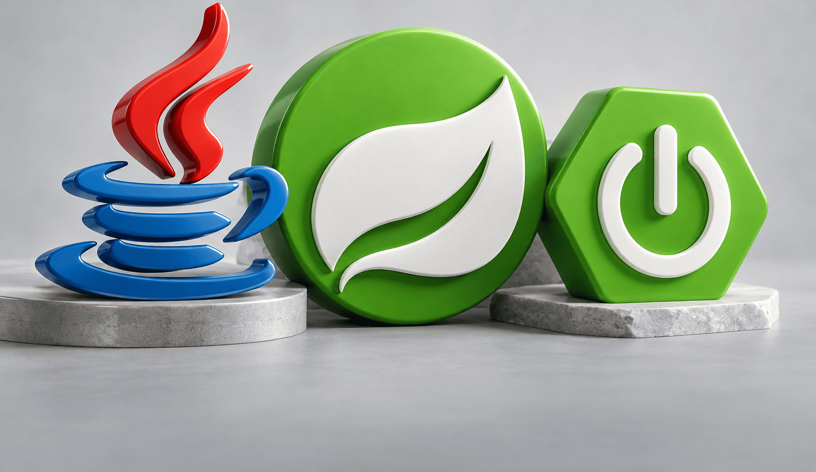 Loghi Java, Spring e Spring Boot